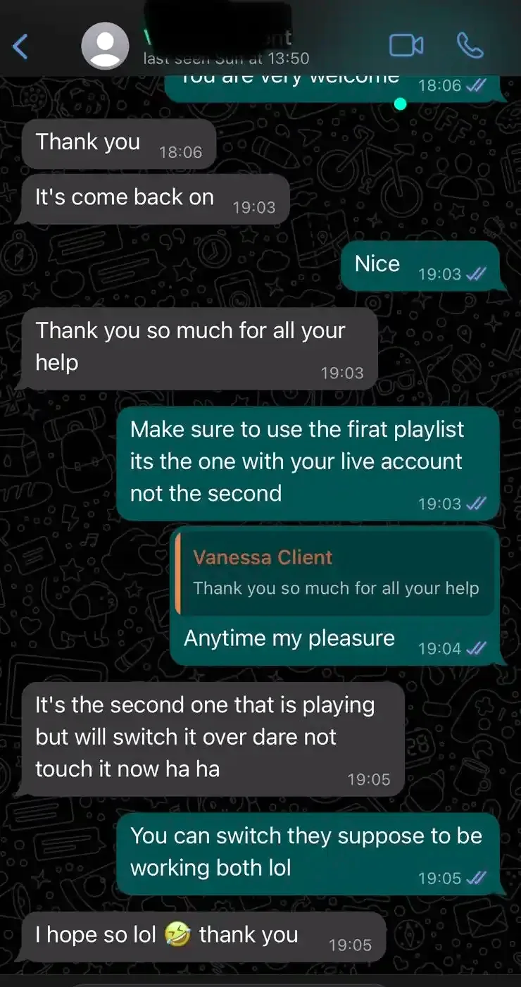 IPTV happy customer 2